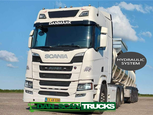 Scania R500 6x2 2950mm Gylle Hydr.