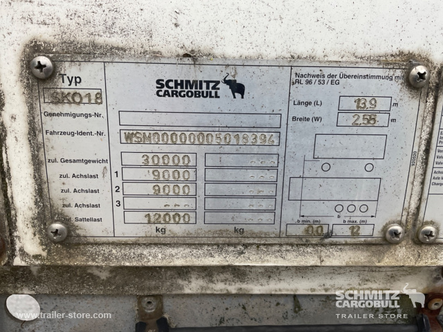 Schmitz Semi Dryfreight Standard Lift