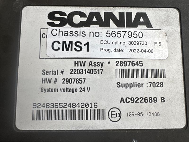 Scania ECU CMS 3029730