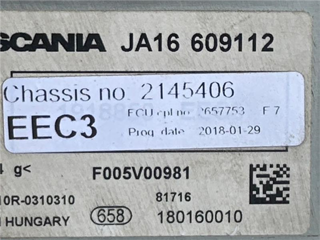 Scania ECU EEC 2657753