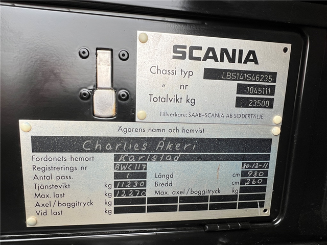 Scania 141 Scania Vabis